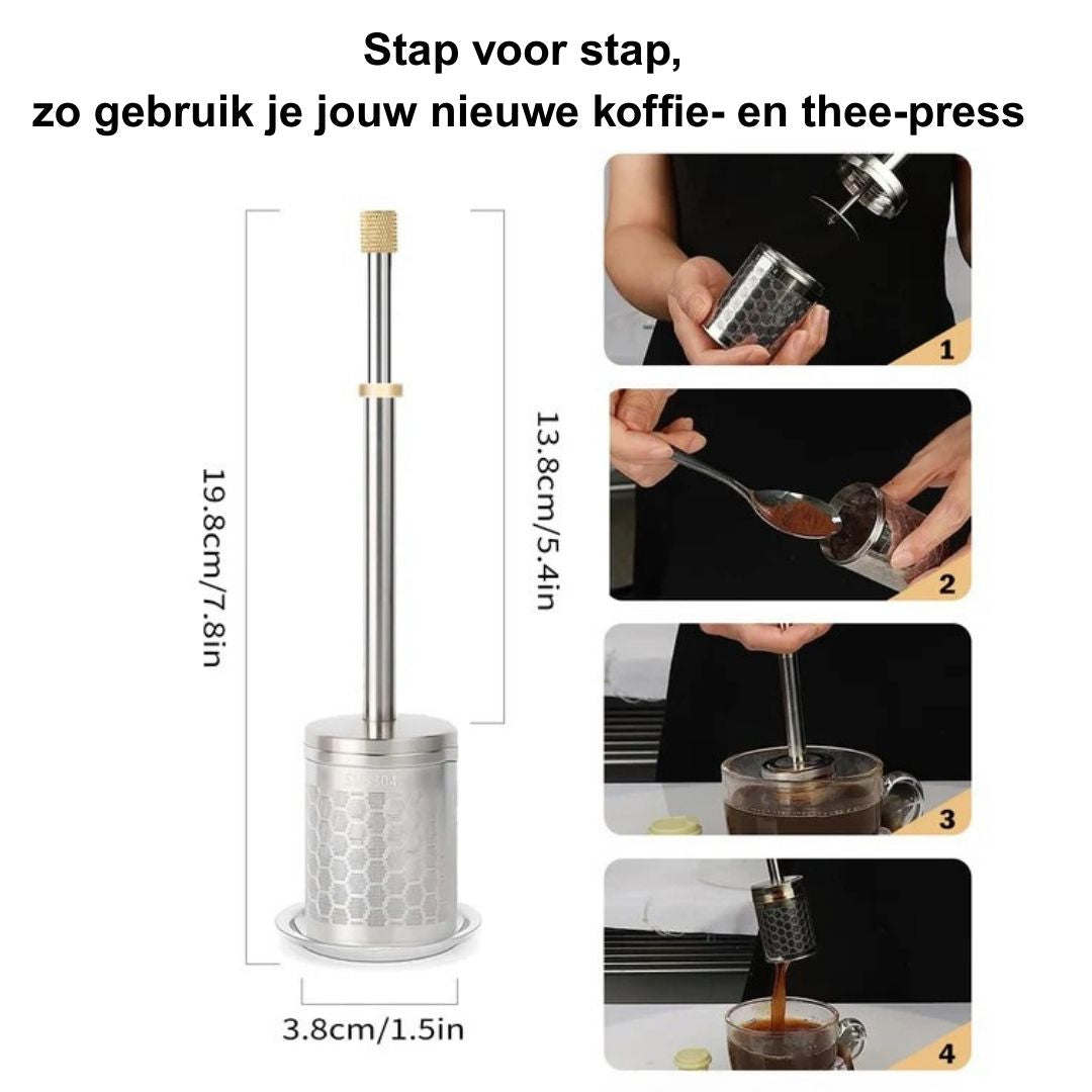 Koffie en thee press